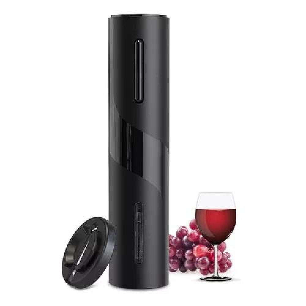 DESCORCHADOR DE VINO ELÉCTRICO NEGRO - 1