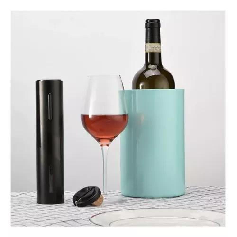 DESCORCHADOR DE VINO ELÉCTRICO NEGRO - 5