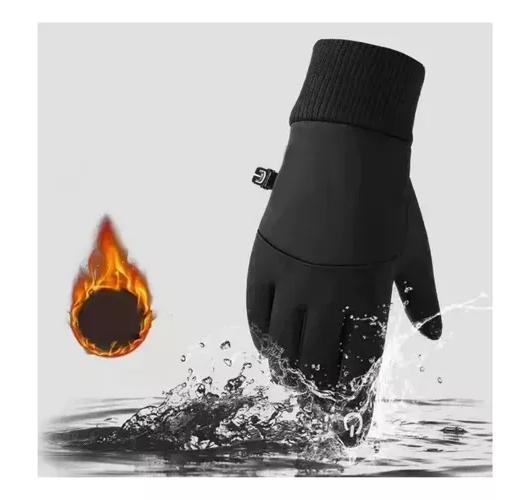 GUANTES DE MOTO IMPERMEABLES TERMICOS TOUCH SPORTS TALLA M COLOR NEGRO - 5