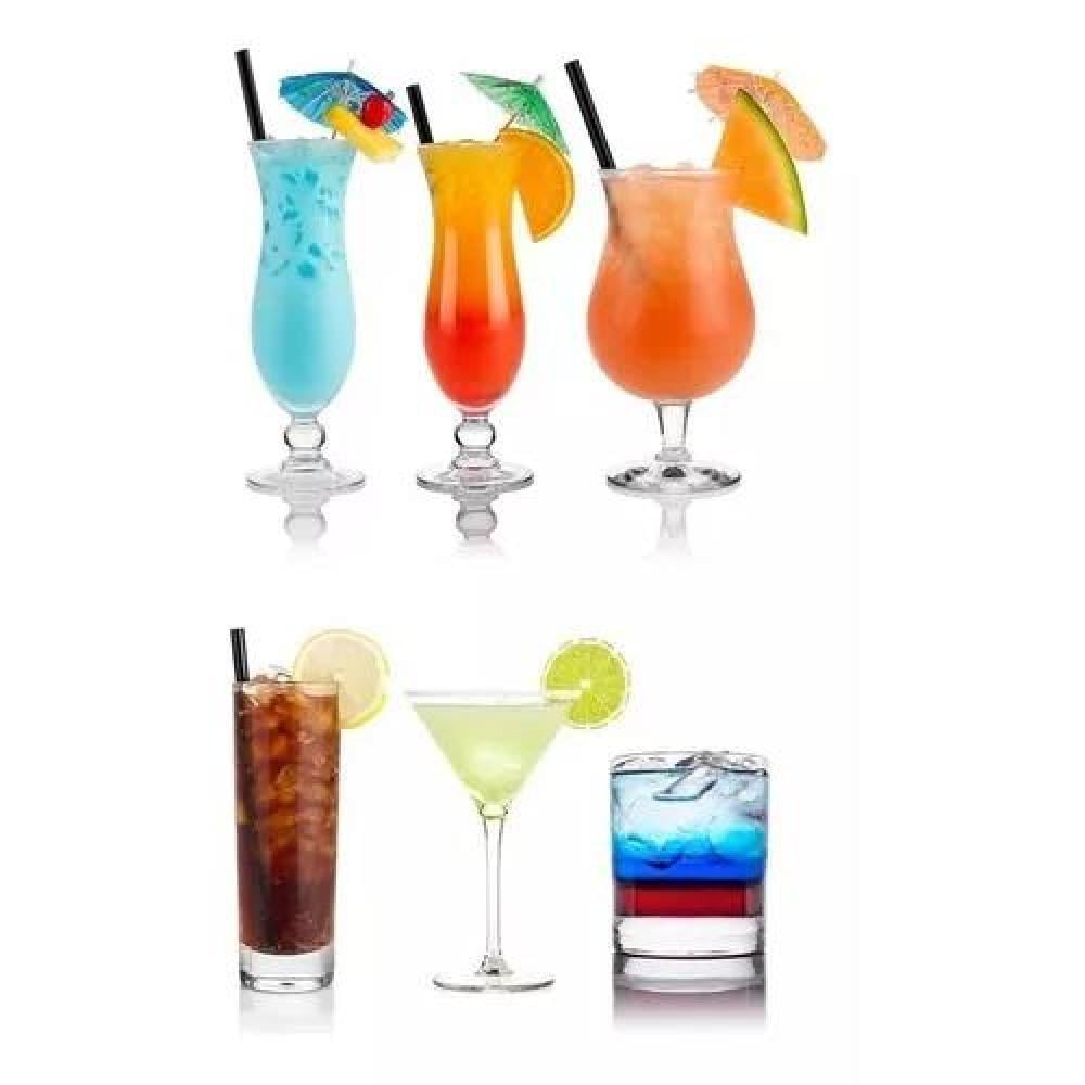 JUEGO DE COCTELERA INOXIDABLE PROFESIONAL 8 PIEZAS GRIS - 4
