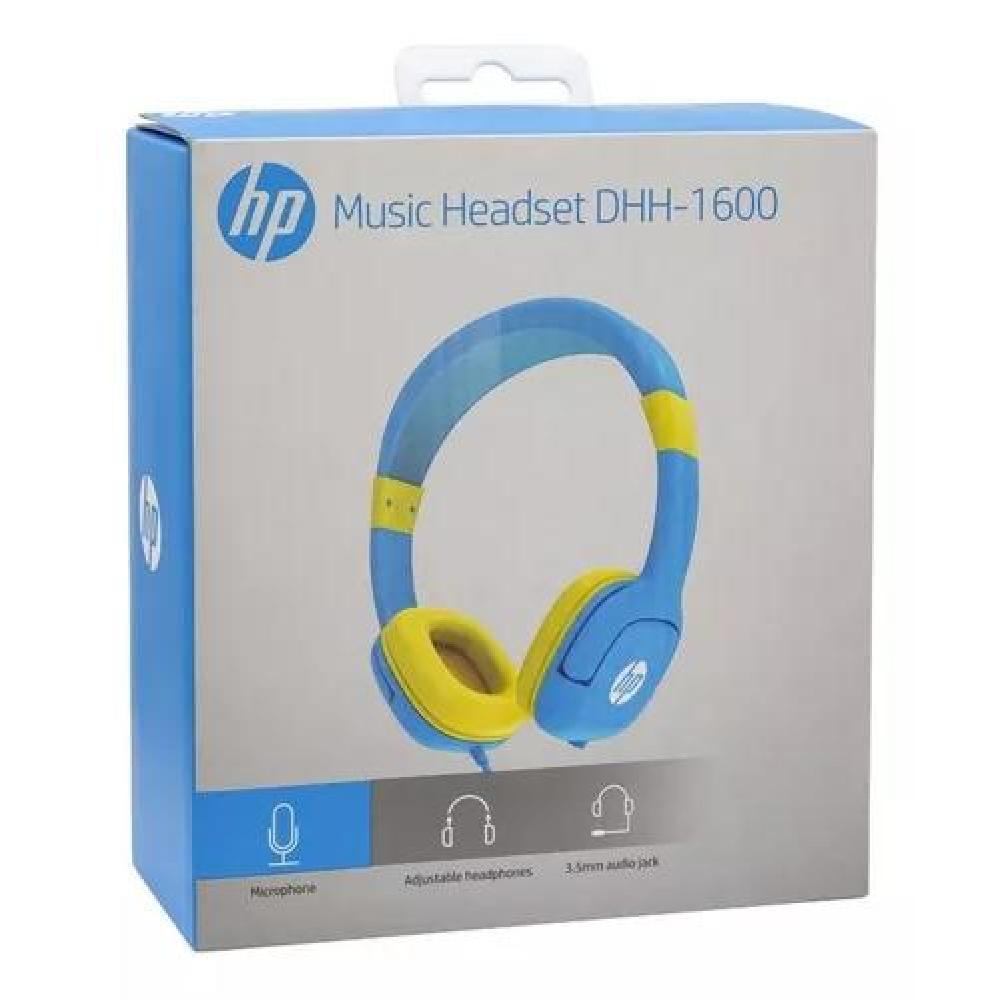 AUDÍFONO HP INFANTIL DHH-1600 OVER-EAR JACK 3.5MM COLOR CELESTE - 6