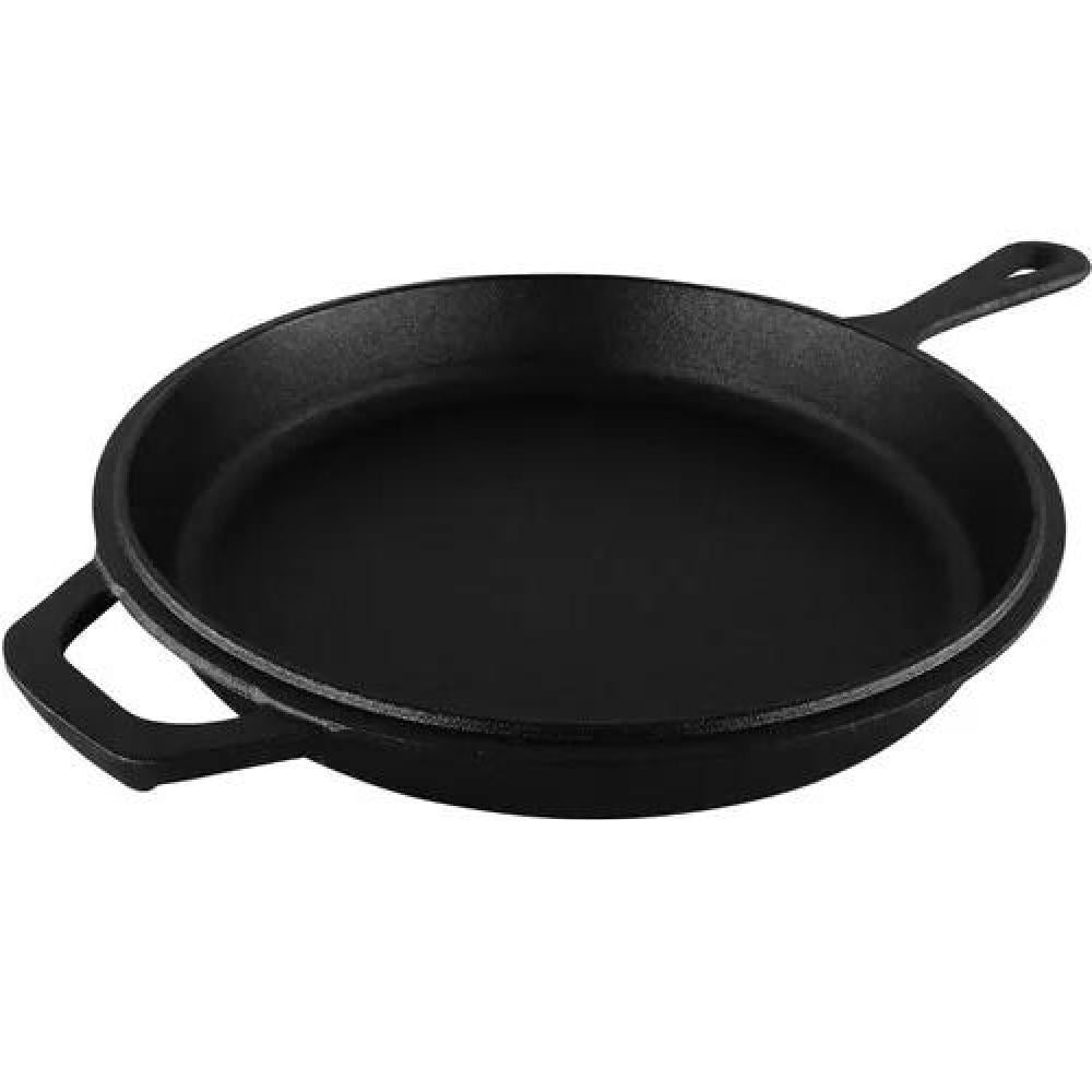 DUTCH OVEN Ø26CM 2 SARTENES HIERRO FUNDIDO + 2 GRIP - CUKIN NEGRO - 3