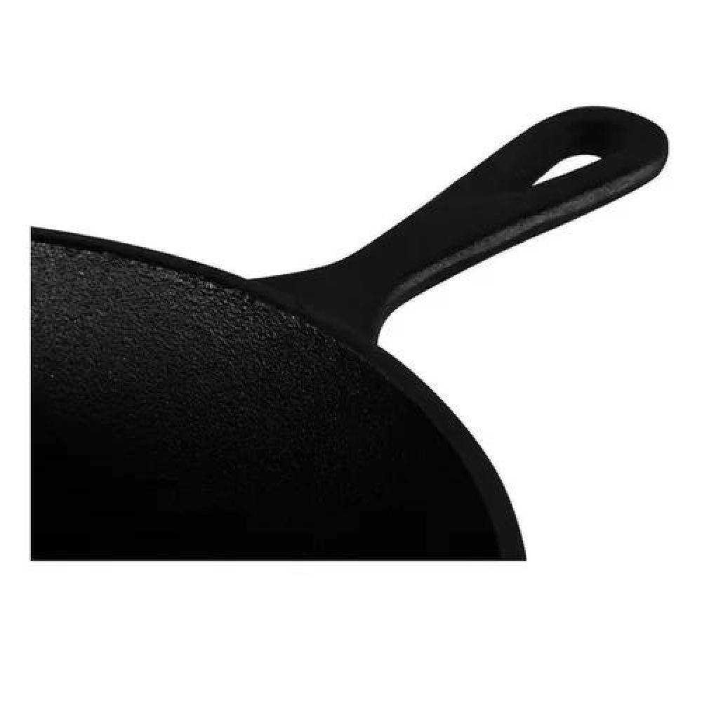 DUTCH OVEN Ø26CM 2 SARTENES HIERRO FUNDIDO + 2 GRIP - CUKIN NEGRO - 6