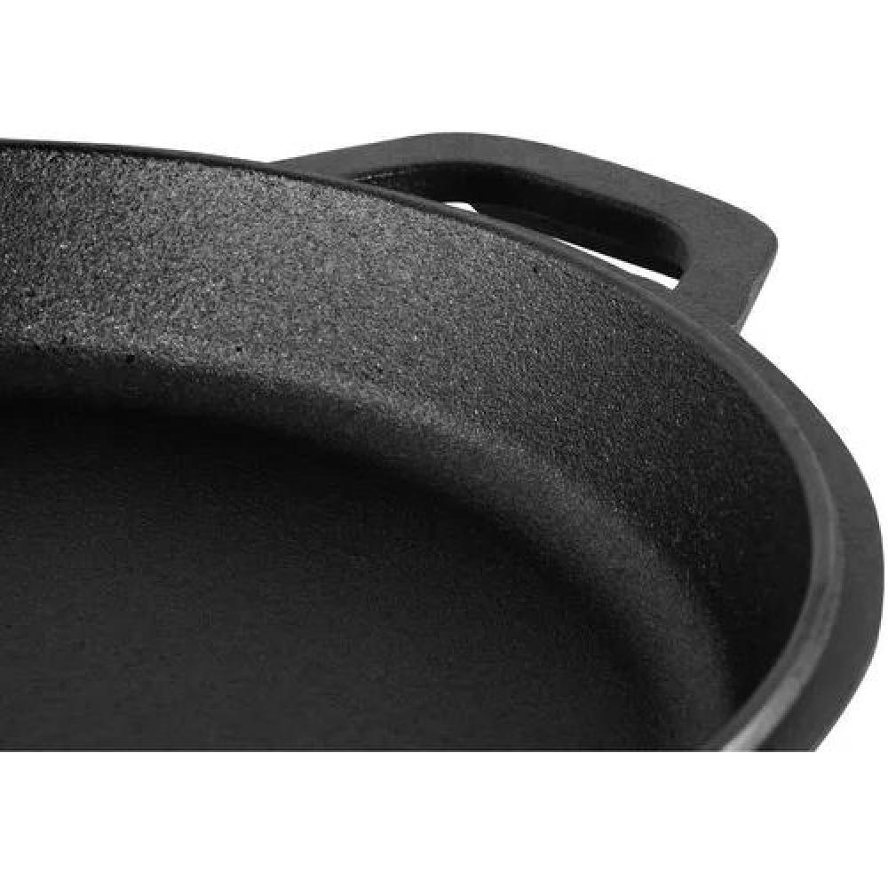 DUTCH OVEN Ø26CM 2 SARTENES HIERRO FUNDIDO + 2 GRIP - CUKIN NEGRO - 7