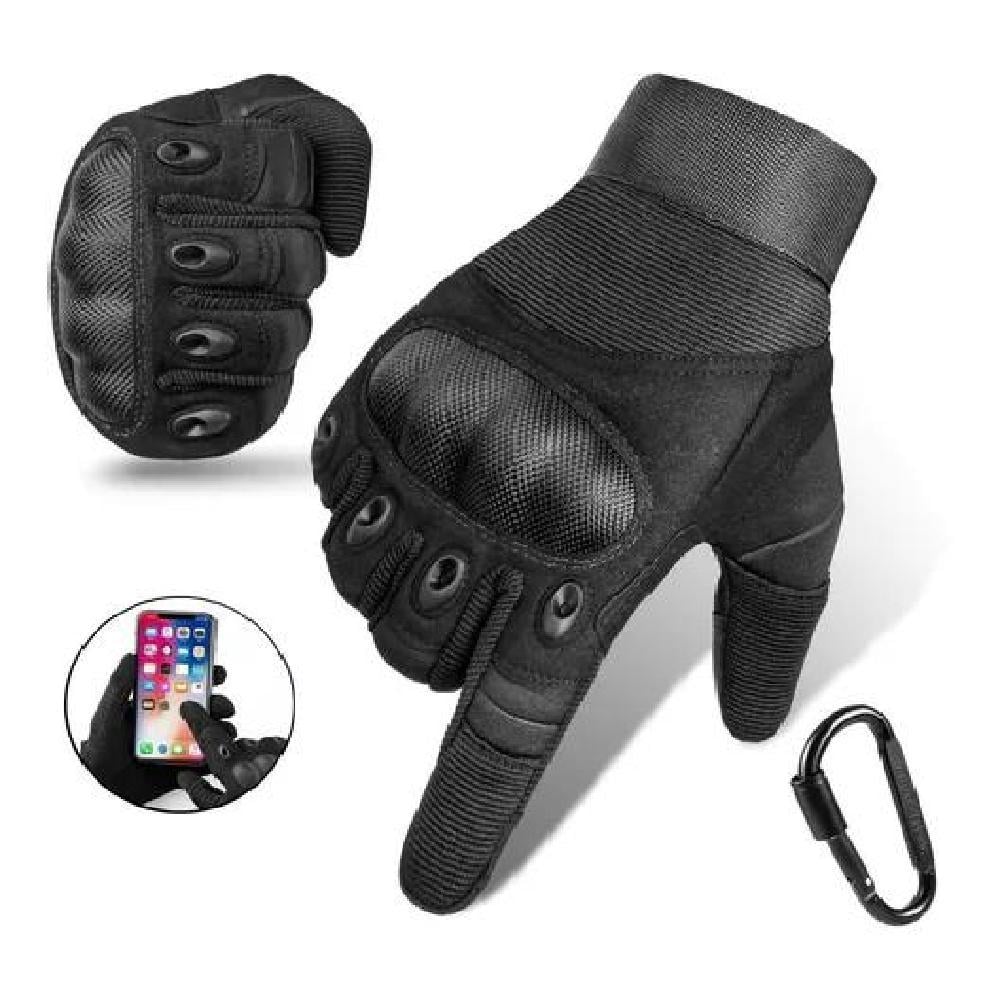 GUANTES DE MOTO CON PANTALLA TÁCTIL Y MOSQUETÓN TALLA XXL - 1