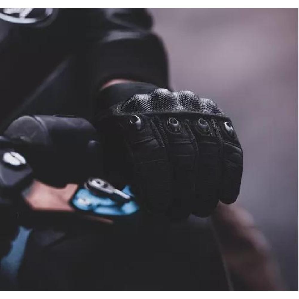 GUANTES DE MOTO CON PANTALLA TÁCTIL Y MOSQUETÓN TALLA XXL - 4