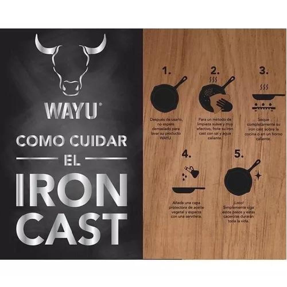 DISCO IRON CAST WAYU COLOR NEGRO - 6