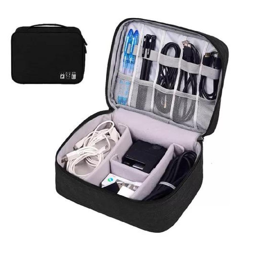 ORGANIZADOR ELÉCTRONICA GADNIC VIAJES VALIJAS COLOR NEGRO ACERO - 1