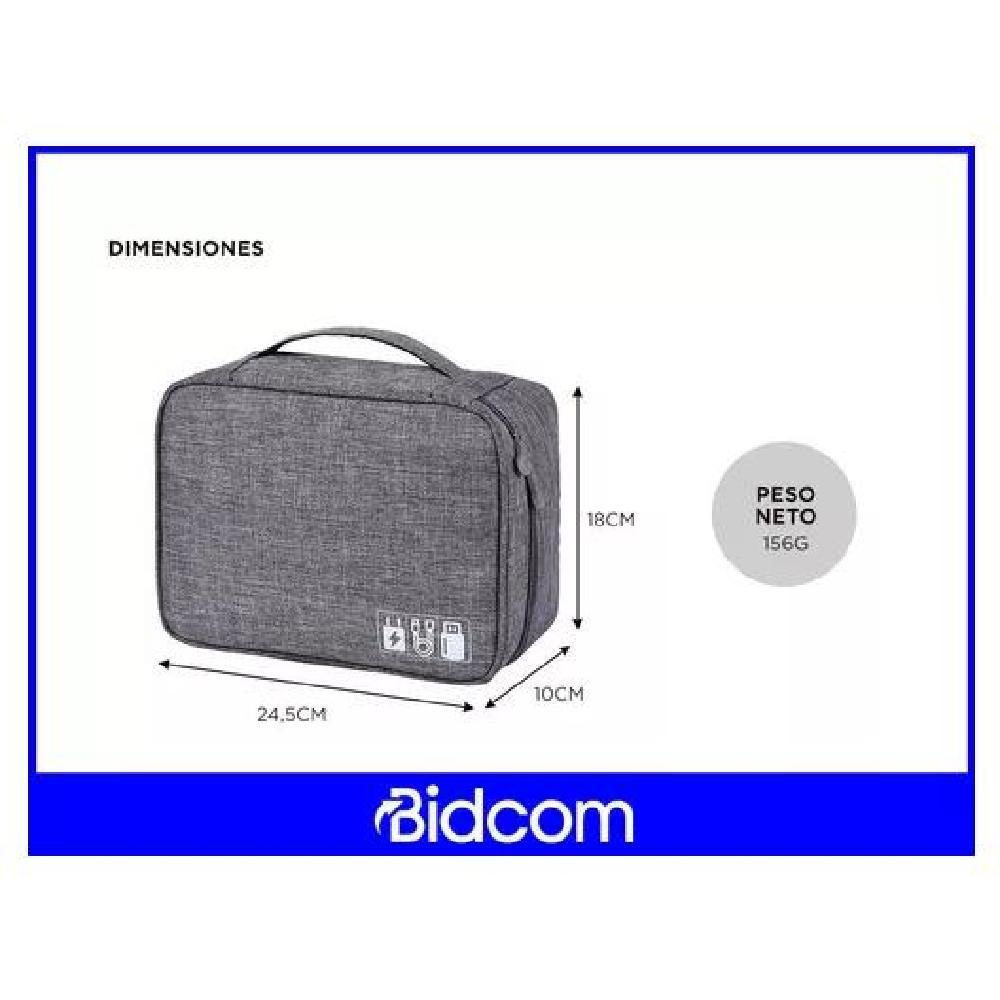 ORGANIZADOR ELÉCTRONICA GADNIC VIAJES VALIJAS COLOR NEGRO ACERO - 2