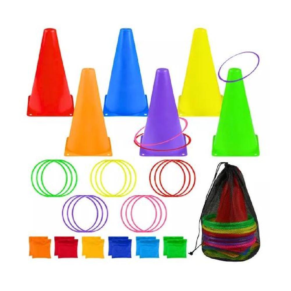 PACK ENTRENAMIENTO CONOS + BOLSAS DE ARENA + AROS AGILIDAD - 5