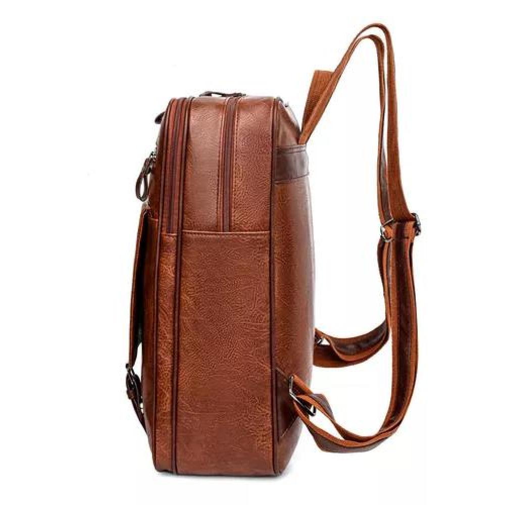 MOCHILA MV MOVAC ELITE URBANA, 22 L, DE CUERO ECOLÓGICO PARA ADULTOS - 2