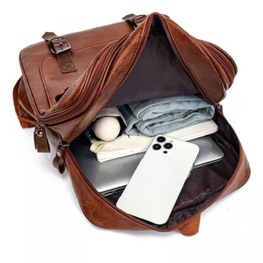 MOCHILA MV MOVAC ELITE URBANA, 22 L, DE CUERO ECOLÓGICO PARA ADULTOS - 6