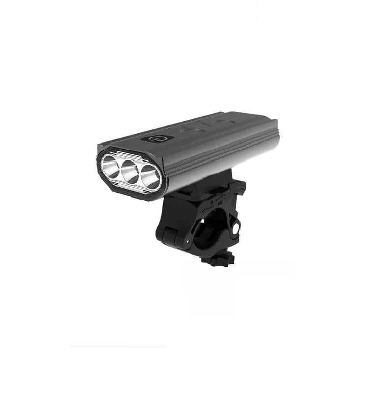 LUZ BICICLETA LUZ5 SET DELANTERA TRASERA USB IMPERMEABLE ALUMINIO - 1
