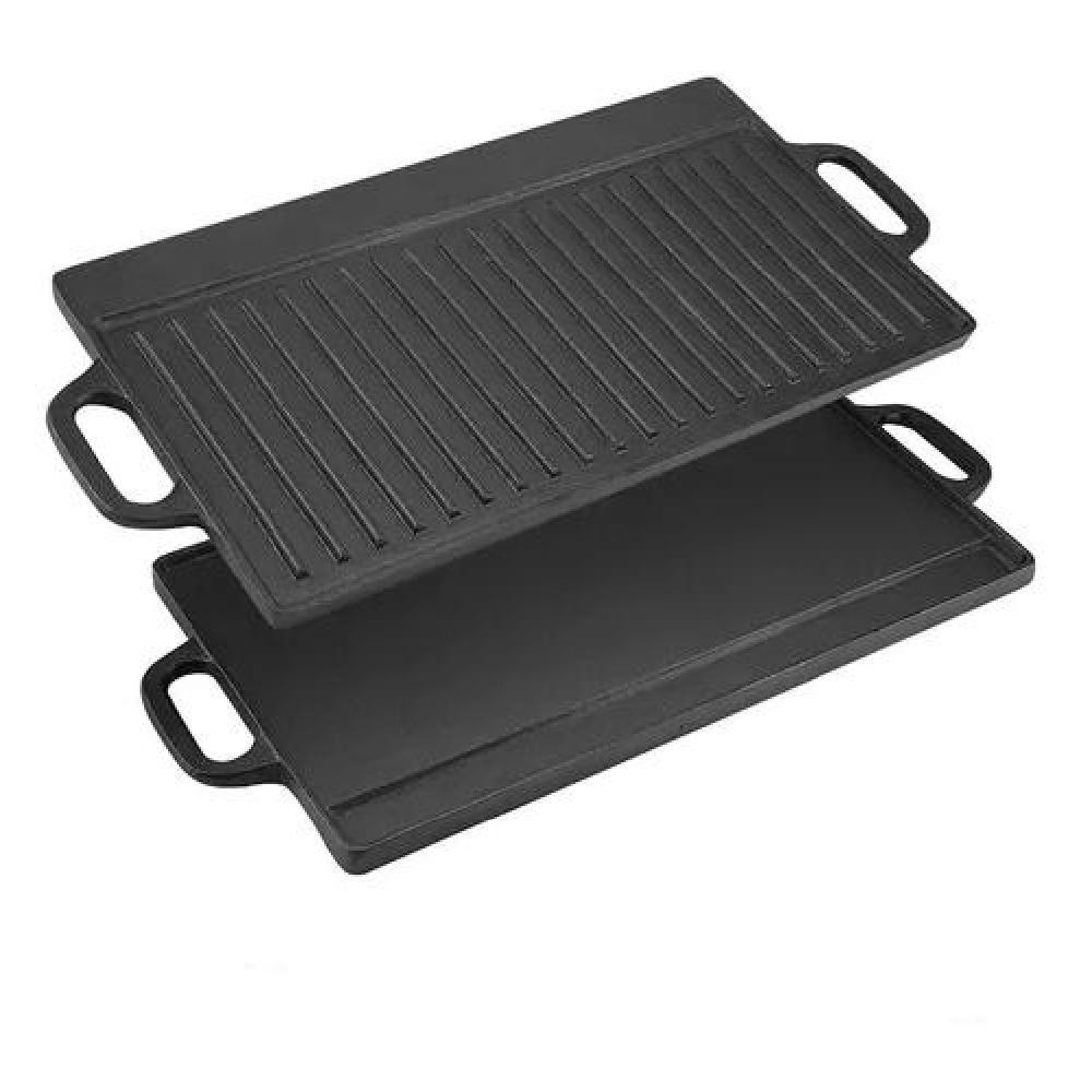 PLANCHA CHURRASQUERA REVERSIBLE FIERRO FUNDIDO 50X23 CM - 2