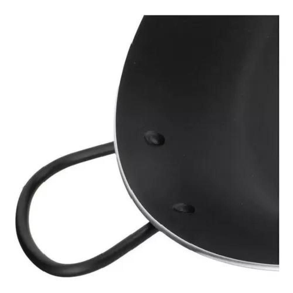 PAELLERA DE TEFLON ANTIADHERENTE 42CM FIRENZE WENS COLOR NEGRO - 4