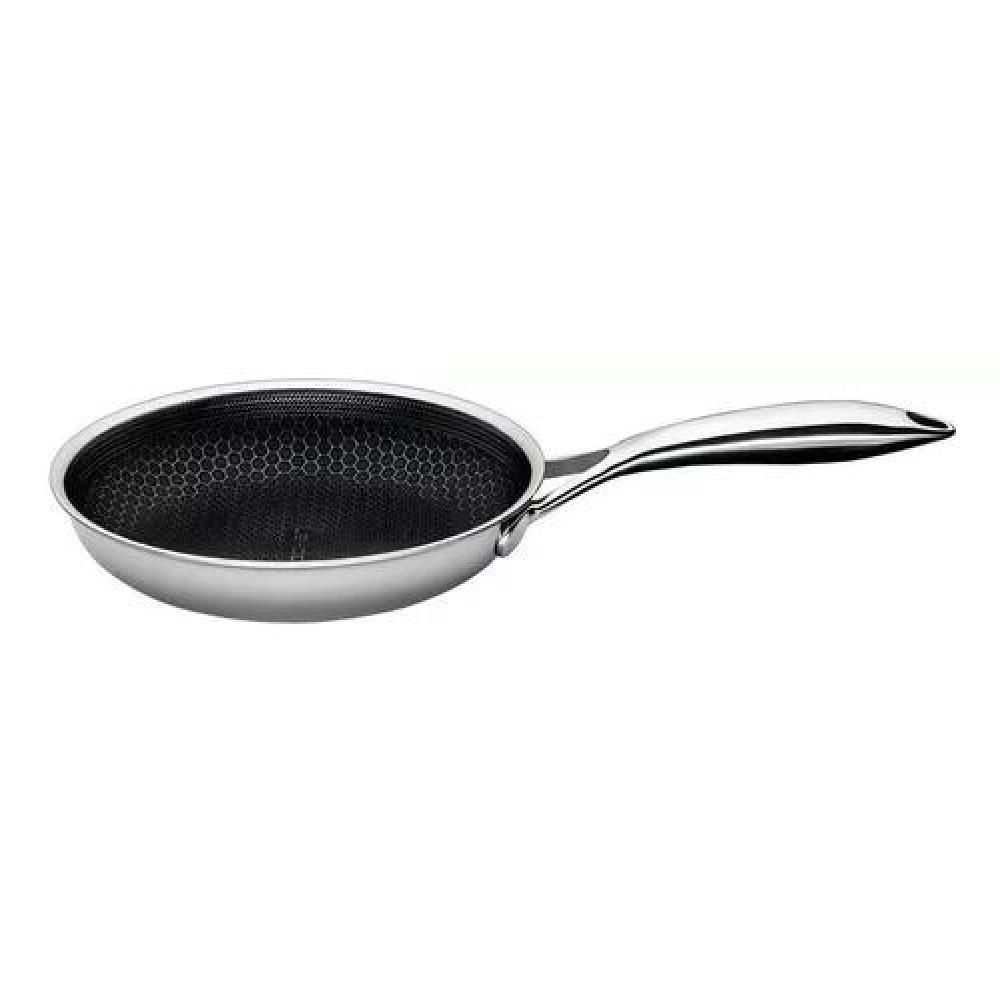 SARTEN C/MANGO 20X4,3 CM ACERO INOX BEE ROICHEN COLOR PLATEADO - 1
