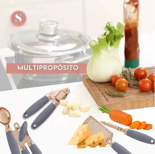 UTENSILIOS DE COCINA ABRELATA PELADOR RALLADOR BATIDOR 7 UNI - 7