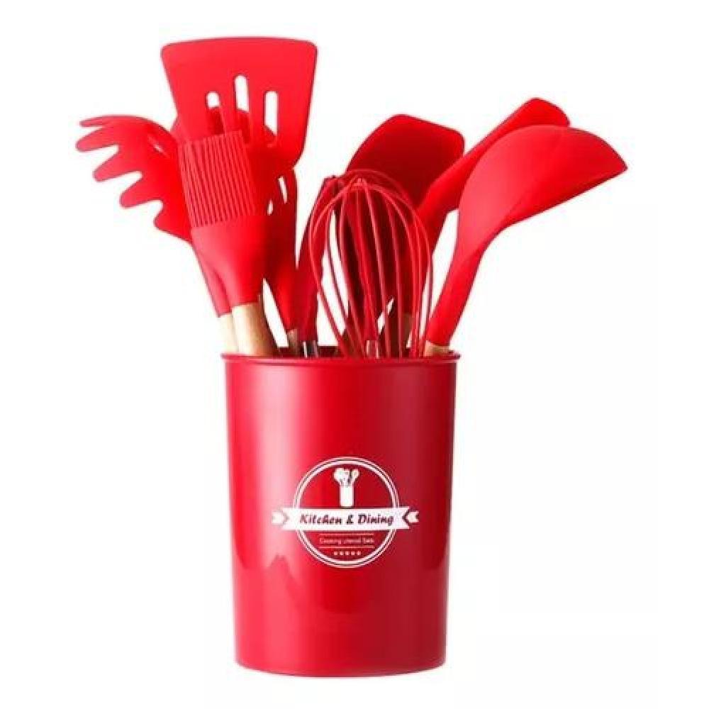 SET X12 UTENSILLOS DE COCINA ANTIADHERENTES DE SILICONA - 2
