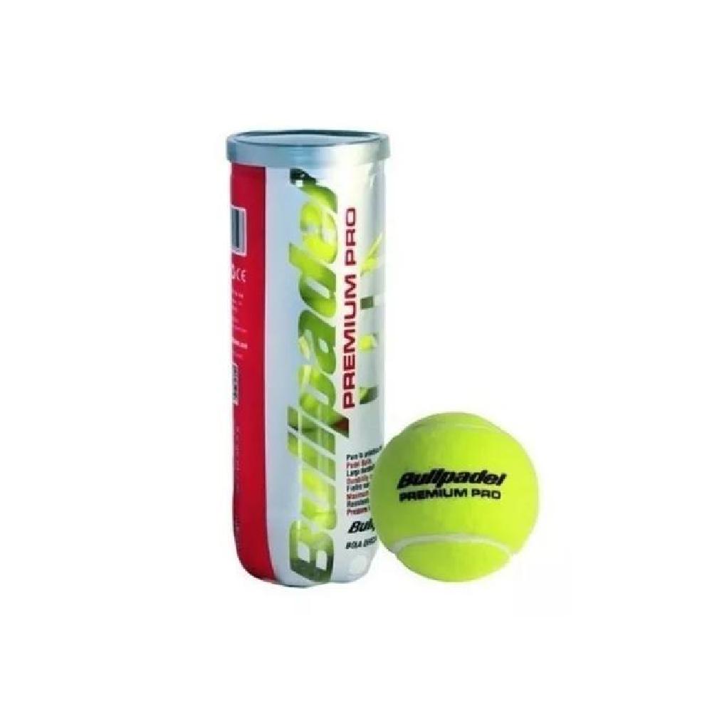 TUBO PELOTAS PADEL ACERO BULL X 3 PREMIUM PADDLE IMPORTADAS - 3