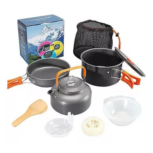 SET OLLAS Y TETERA CAMPING - 6