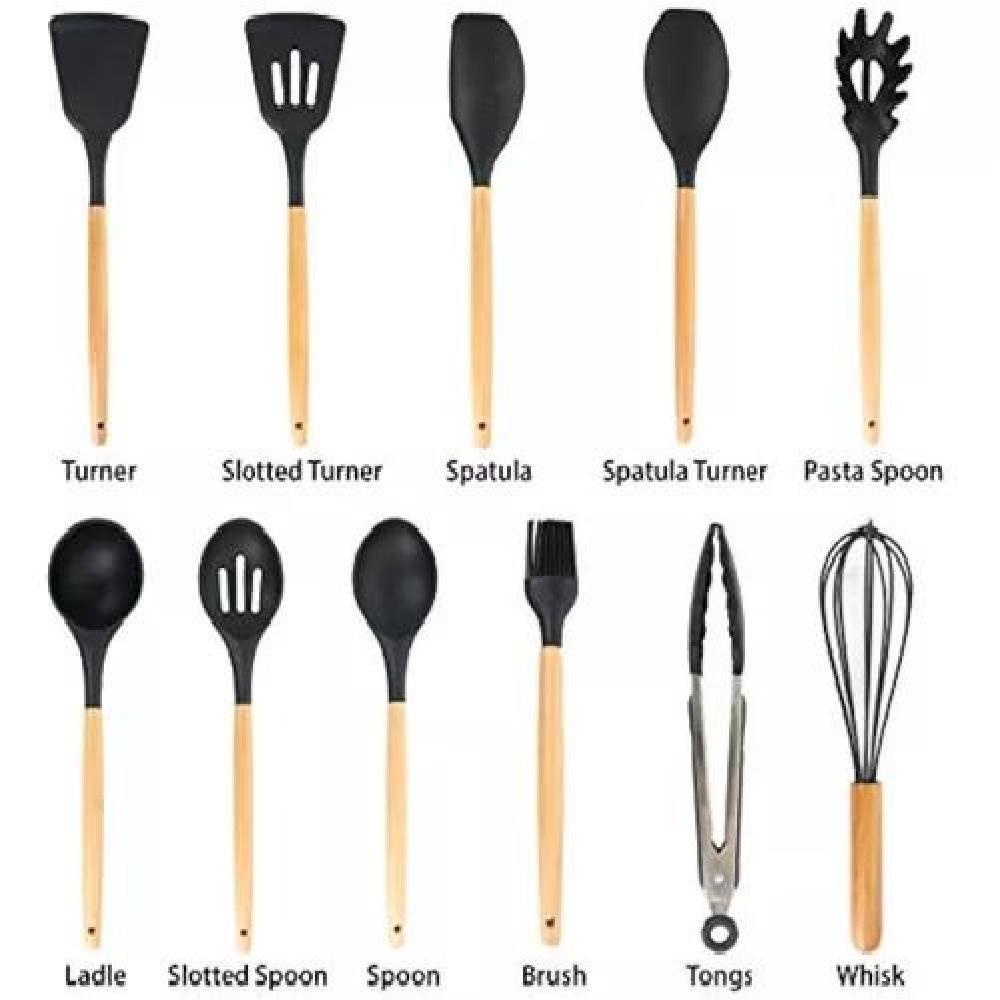 SET 11 DE COCINA ANTIADHERENTES DE SILICONA + ALMACENAMIENTO - 6