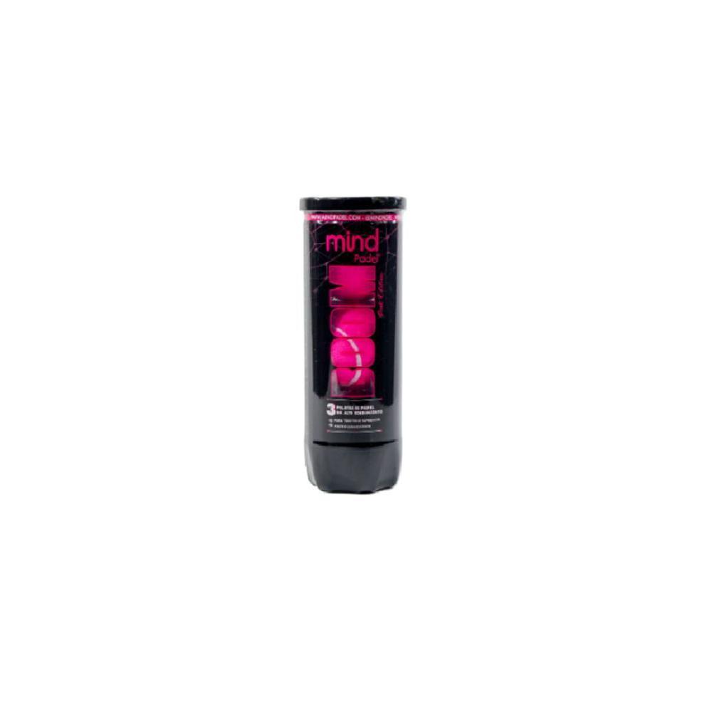 PELOTAS PADEL ACERO BOOM PINK EDITION ALTA CALIDAD X3 - 1