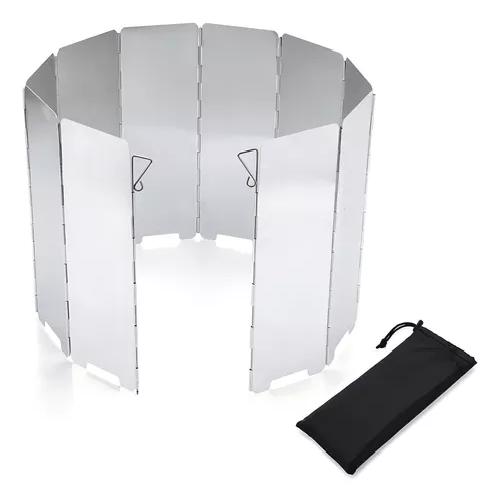 PROTECTOR DE VIENTO PARA COCINILLA PORTATIL CAMPING 84X24CM - 1