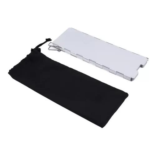 PROTECTOR DE VIENTO PARA COCINILLA PORTATIL CAMPING 84X24CM - 6