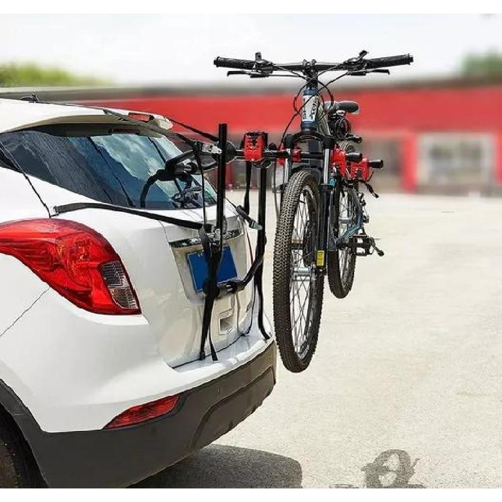 PORTA BICICLETAS METAL TRIPLE AUTOMOVIL PORTABICICLETAS AUTO DOUX - 6