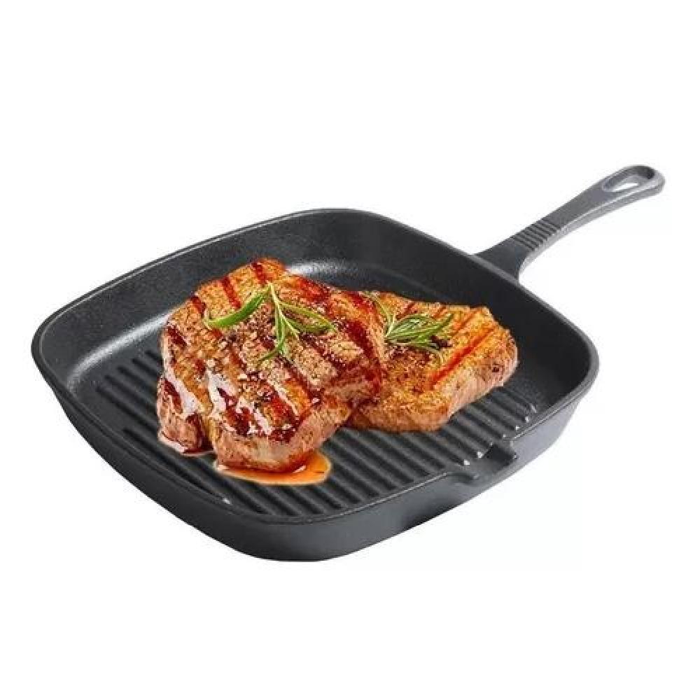 SARTEN CUADRADO WAYU IRON CAST COLOR NEGRO - 5