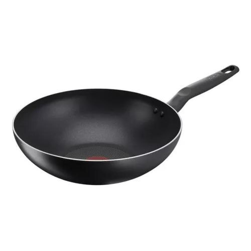 WOK 28 CM + TAPA SUPER COOK COLOR NEGRO - 4