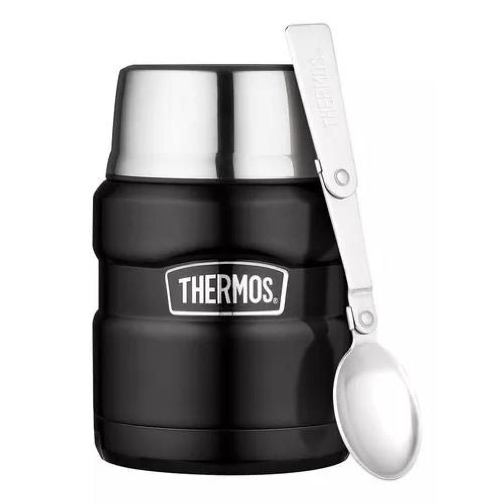 TERMO COMIDA KING ACERO INOX 470 ML NEGRO - THERMOS - 1