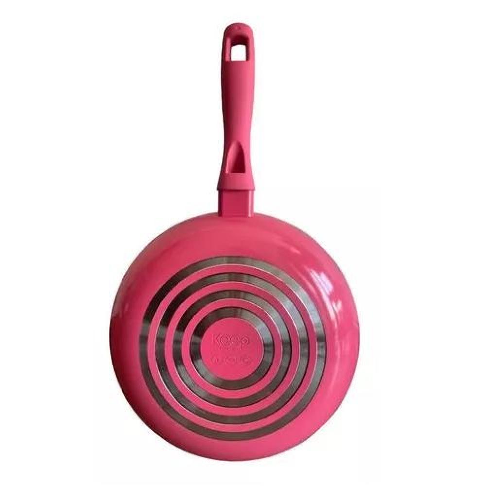 SET DE OLLAS KEEP ANTIADHERENTE 7 PCS COLOR CORAL - 4