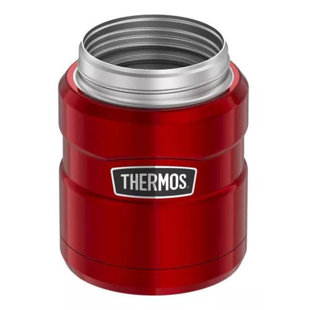 TERMO COMIDA KING ACERO INOX 470 ML ROJO - THERMOS - 6