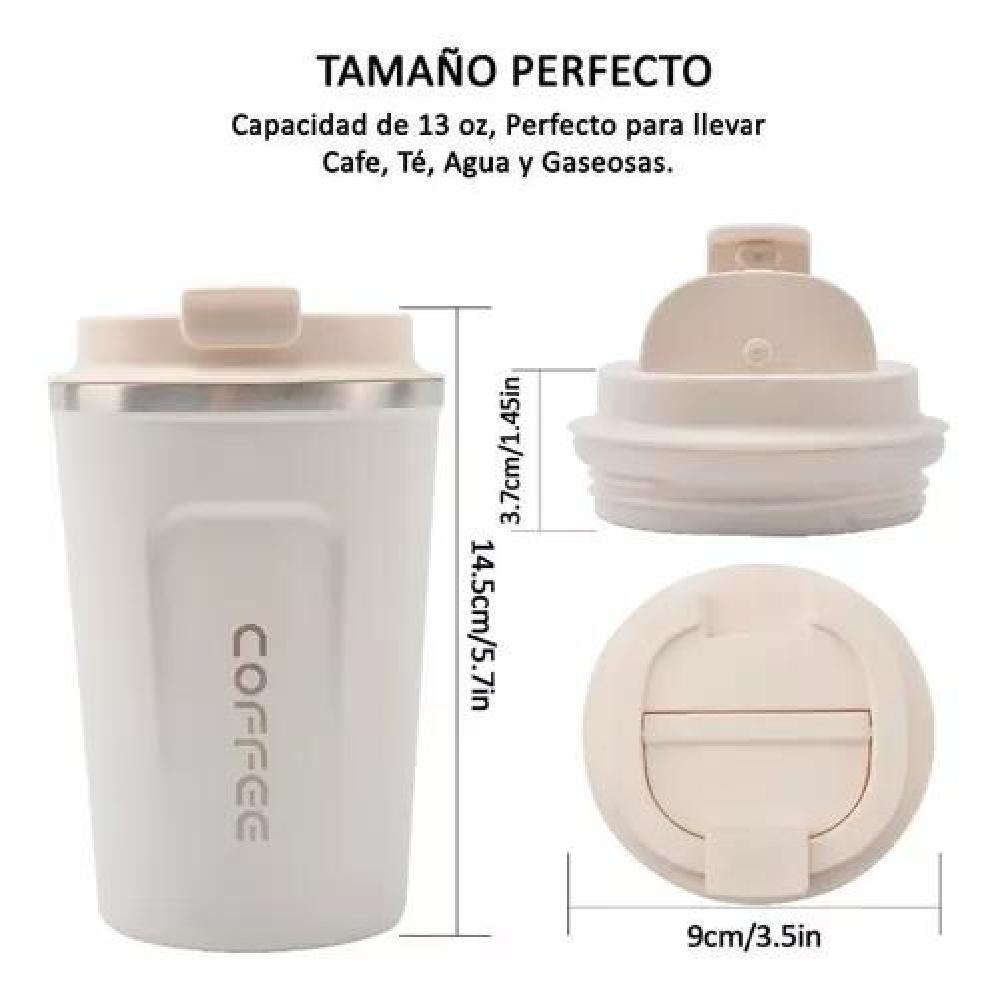 TERMO PARA CAFE VASO TÉRMICO MUG 380ML 13OZ SELLABLE - 4