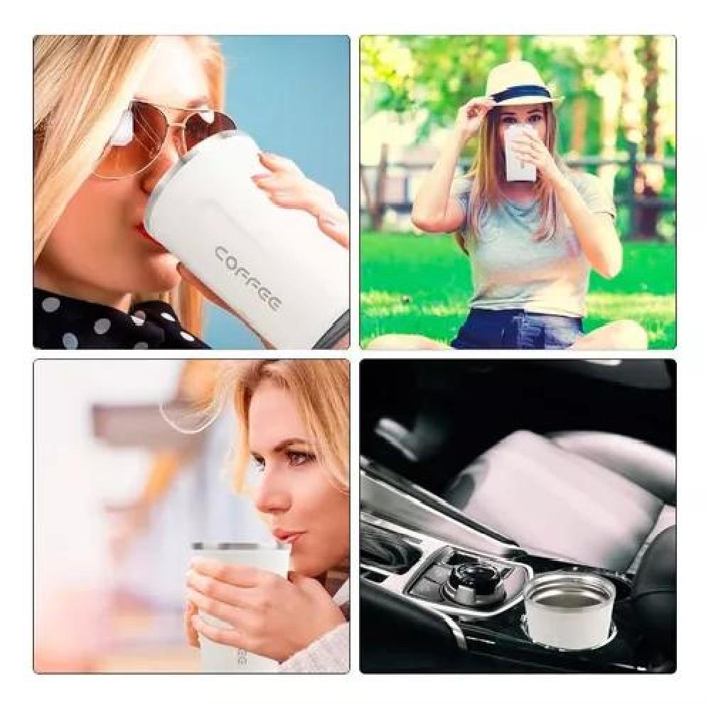 TERMO PARA CAFE VASO TÉRMICO MUG 380ML 13OZ SELLABLE - 5