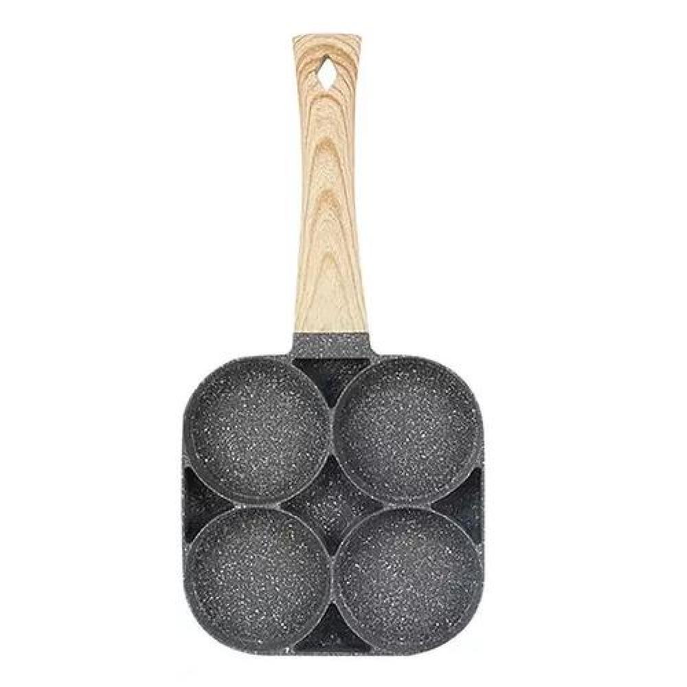 SARTÉN PARA FREÍR 4 HAMBURGUESAS Y HUEVOS AL MISMO TIEMPO DE COLOR GRIS - 3