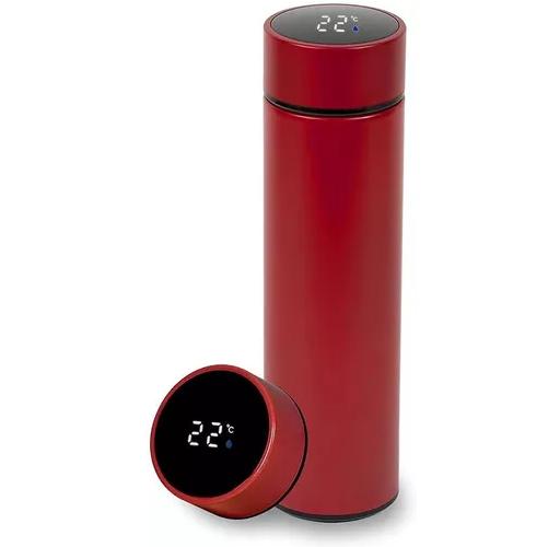 TERMO CON PANTALLA DIGITAL - ROJO MATE - 1