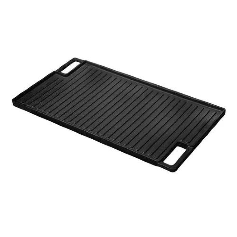 PLANCHA CHURRASQUERA REVERSIBLE 46X26CM HIERRO FUNDIDO - 1