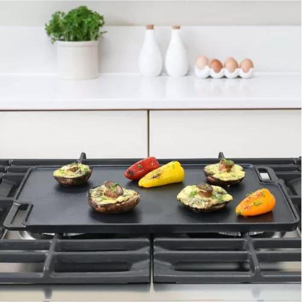 PLANCHA CHURRASQUERA REVERSIBLE 46X26CM HIERRO FUNDIDO - 6