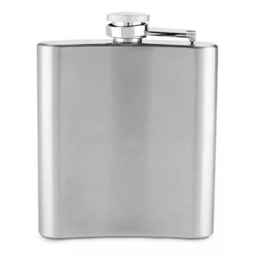 PETACA DE ACERO INOXIDABLE LICOR WHISKY 6 OZ - 1