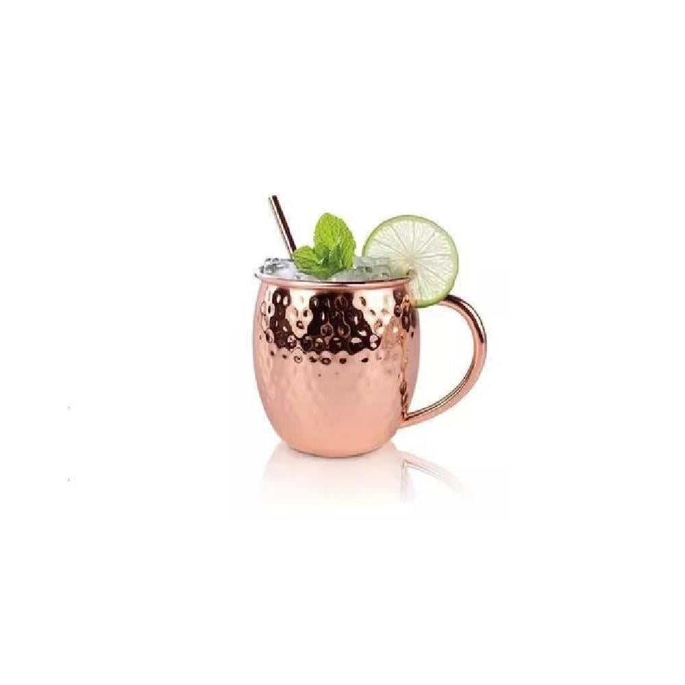 SET DE 2 MUGS DE COBRE TRAGOS MOSCOW MULE MOJITO - 1