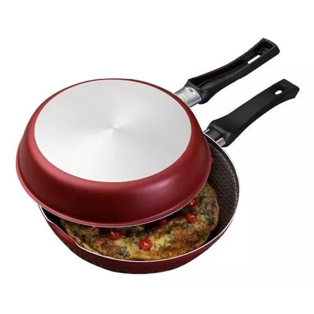 SARTÉN DOBLE ANTIADHERENTE PARA TORTILLAS TRAMONTINA DE 20 CM - 3