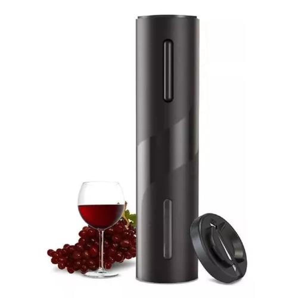 SACACORCHO ELÉCTRICO COLOR NEGRO PARA VINO - 1