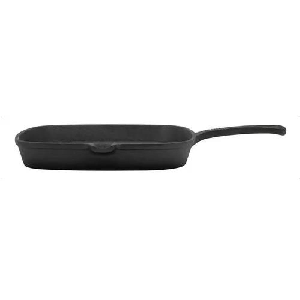 SARTÉN GRILL PAN HIERRO FUNDIDO 24CM BLACK BULL COLOR NEGRO - 3
