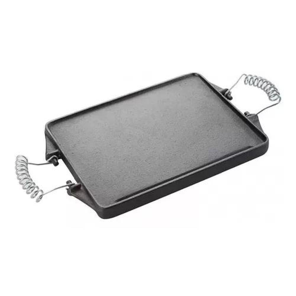 PLANCHA CHURRASQUERA REVERSIBLE 27X21 CM HIERRO FUNDIDO - 2
