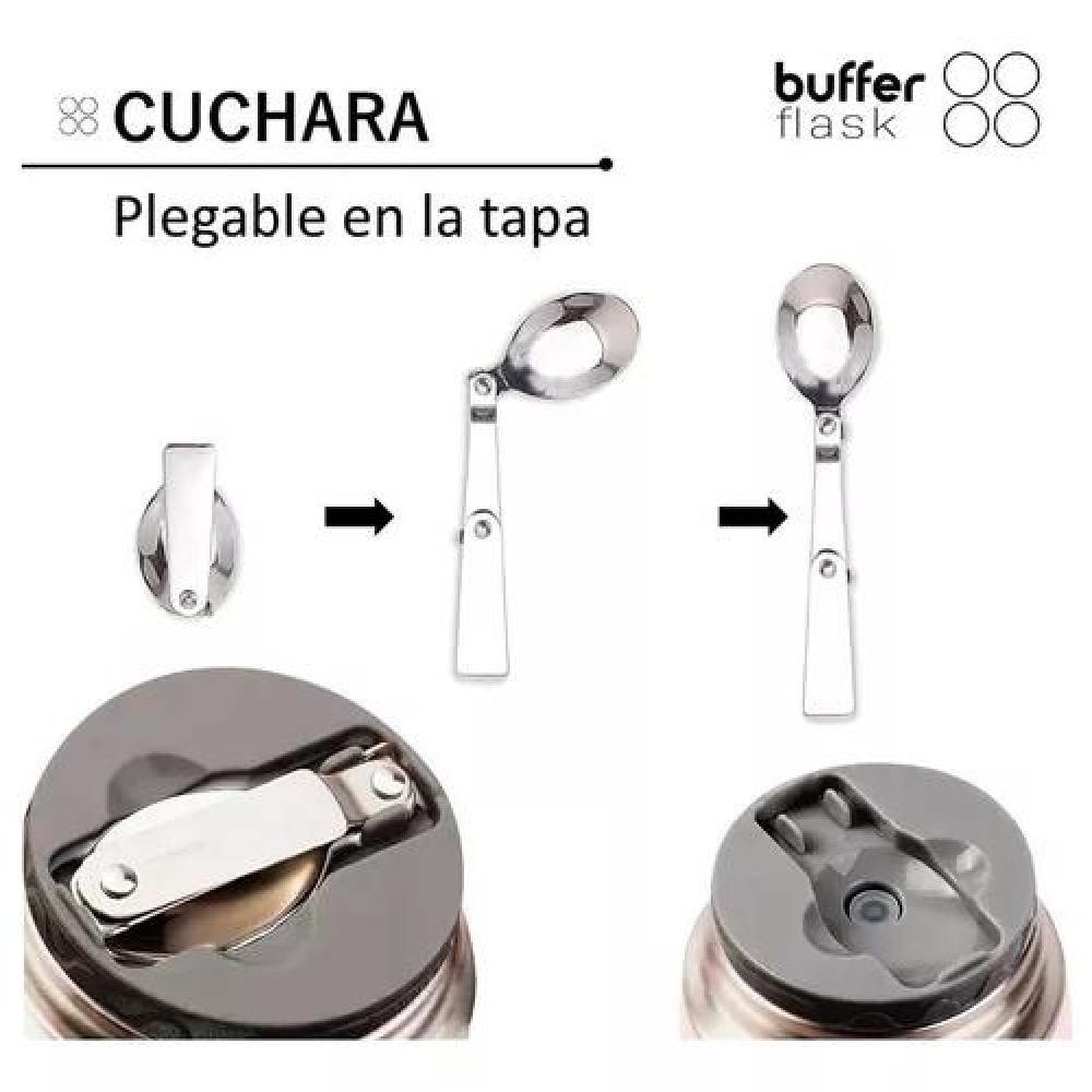 TERMO COMIDA Y LIQUIDO BUFFER MULTIPROPOSITO 630ML +CUCHARA - 3