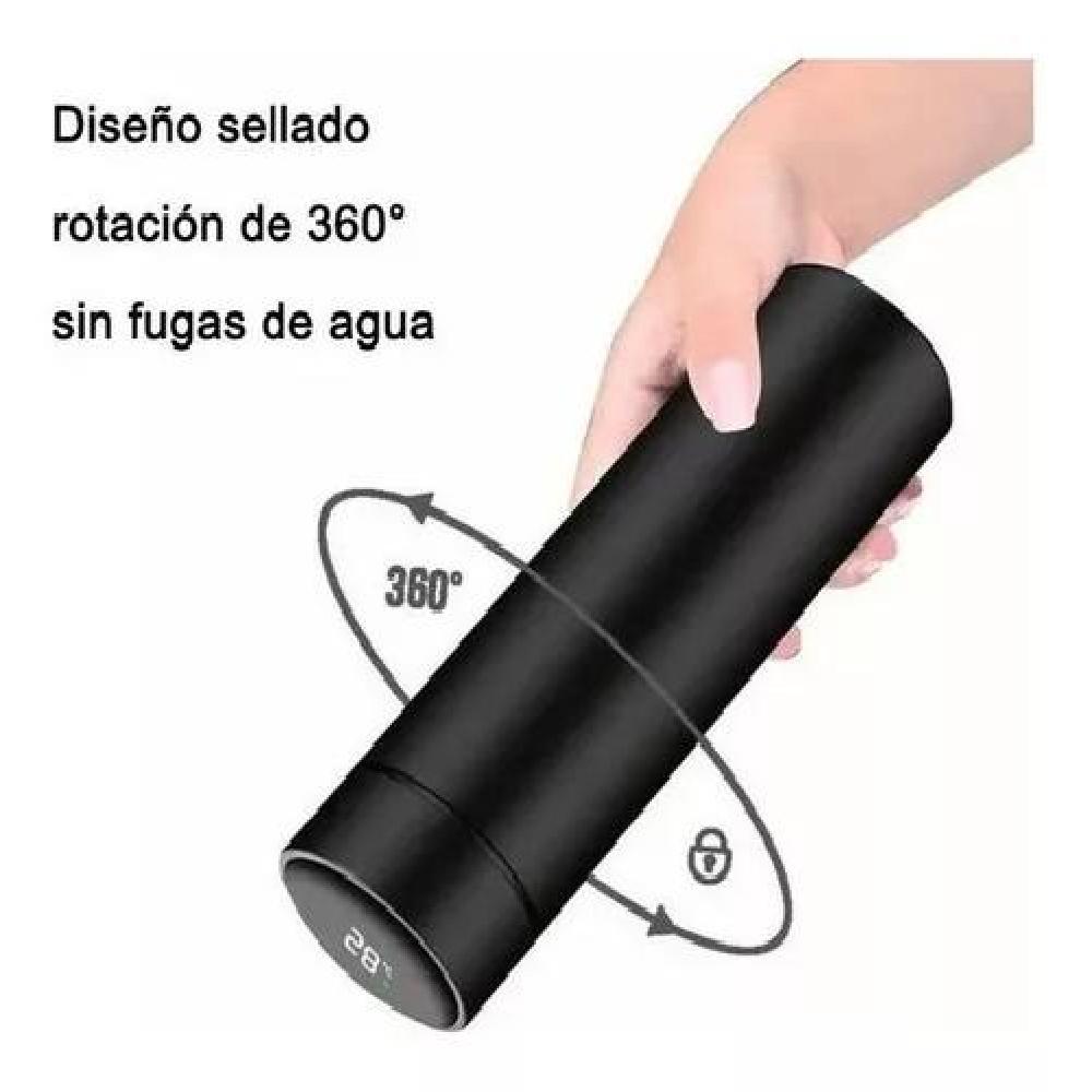 TERMO DIGITAL DE ACERO INOXIDABLE, INTELIGENTE DE 500 ML COLOR PLATEADO - 1