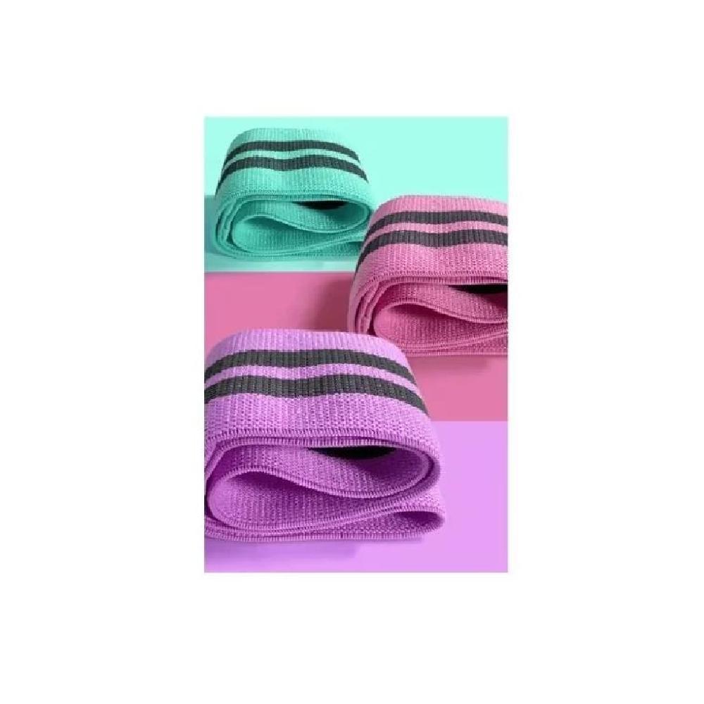 SET 3 PIEZAS TELA LOOP BANDAS LIGAS ELÁSTICAS DE RESISTENCIA - 4