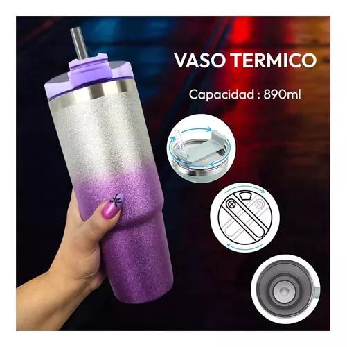 VASO TÉRMICO BRILLANTINA ACERO INOXIDABLE 890ML FRIO CALOR - 3
